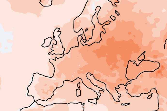 European State of the Climate 2019: temperature anomaly chart European State of the Climate 2019: temperature anomaly chart