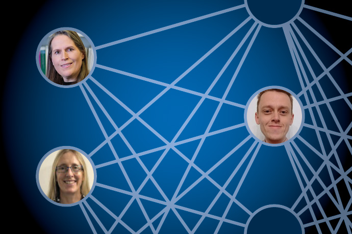 The three machine learning coordinators at ECMWF The three machine learning coordinators at ECMWF