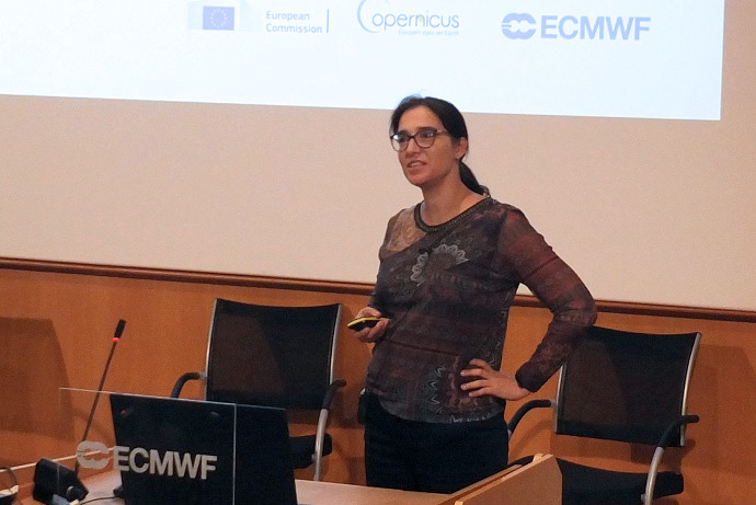 Anna Agusti-Panareda during the Annual Seminar 2023 Anna Agusti-Panareda during the Annual Seminar 2023