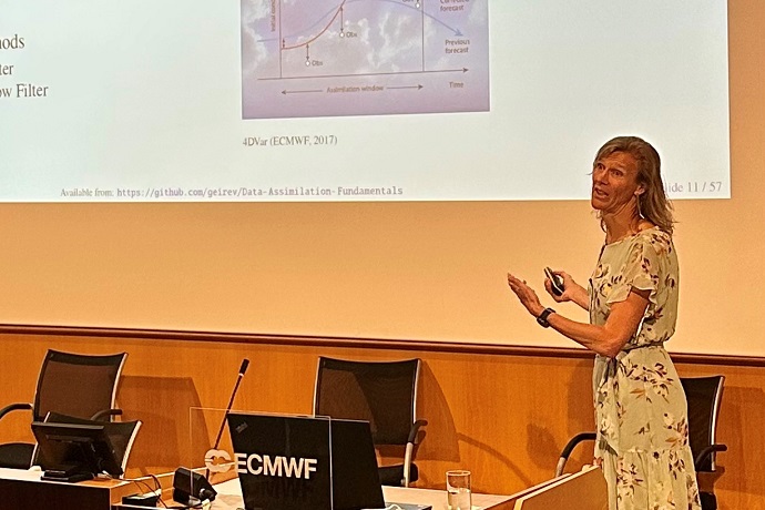 Femke Vossepoel during the Annual Seminar 2023 Femke Vossepoel during the Annual Seminar 2023