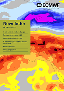 ECMWF Newsletter 179 cover ECMWF Newsletter 179 cover