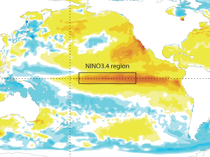 Sea-surface temperature anomalies Oct 2015 Sea-surface temperature anomalies Oct 2015