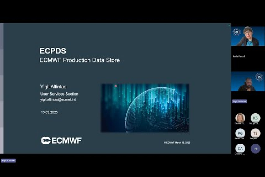 The ECPDS (ECMWF Production Data Store) Training