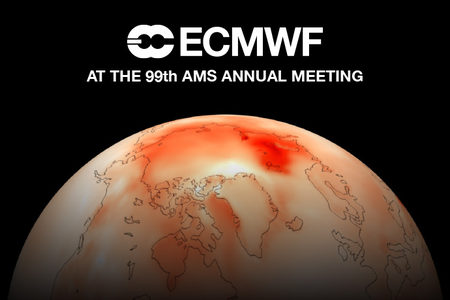 ECMWF at AMS 2019 graphic
