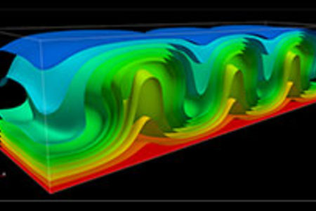 Illustration of fluid dynamics model