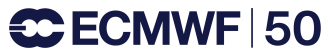 ECMWF at 50 years logo
