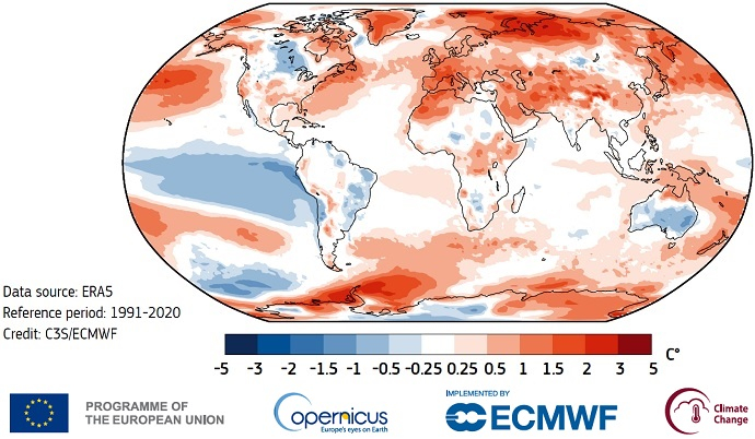2022 surface air temperature anomaly 2022 surface air temperature anomaly