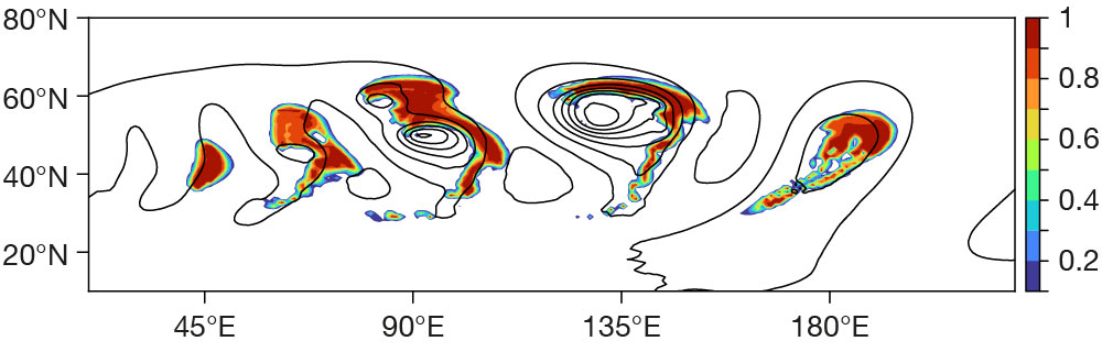 Moist baroclinic wave. Moist baroclinic wave.